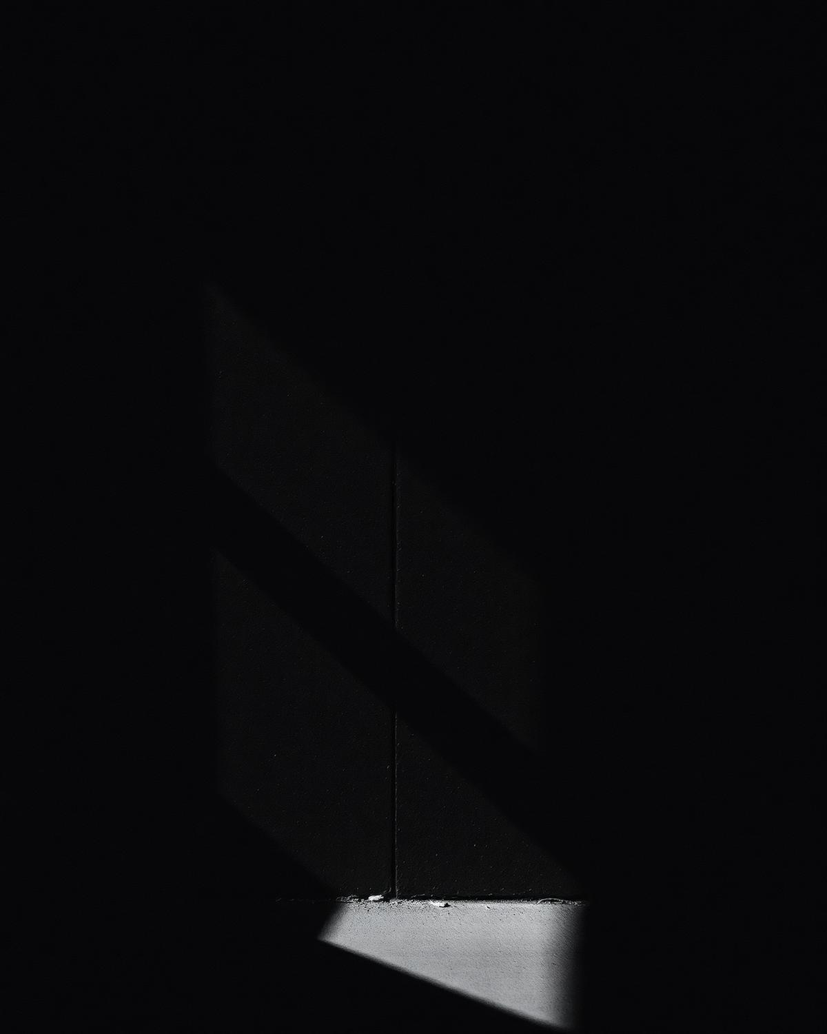 Shadow across concrete